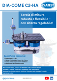 Dpliant tavola di misura DIA-COME C2-HA
